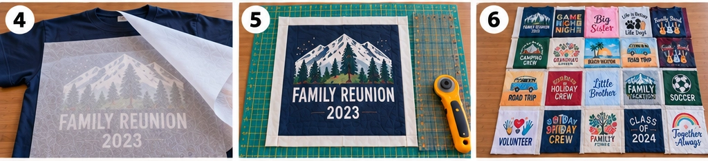 Family Memory T-Shirt Quilt