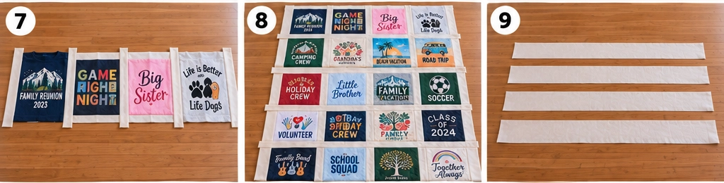 Family Memory T-Shirt Quilt