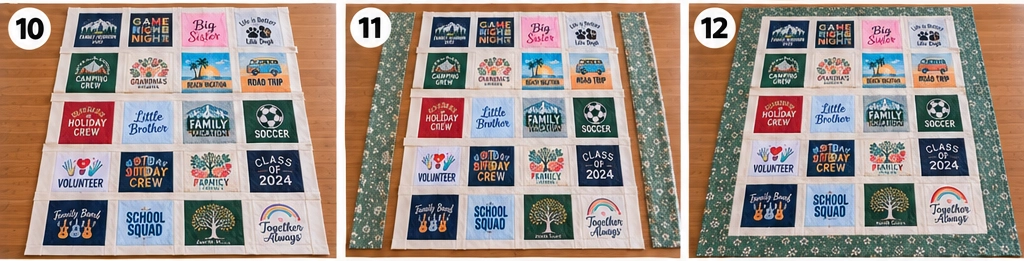 Family Memory T-Shirt Quilt