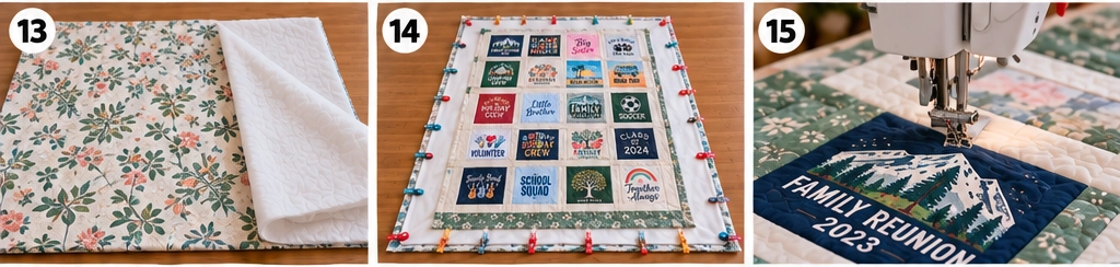 Family Memory T-Shirt Quilt