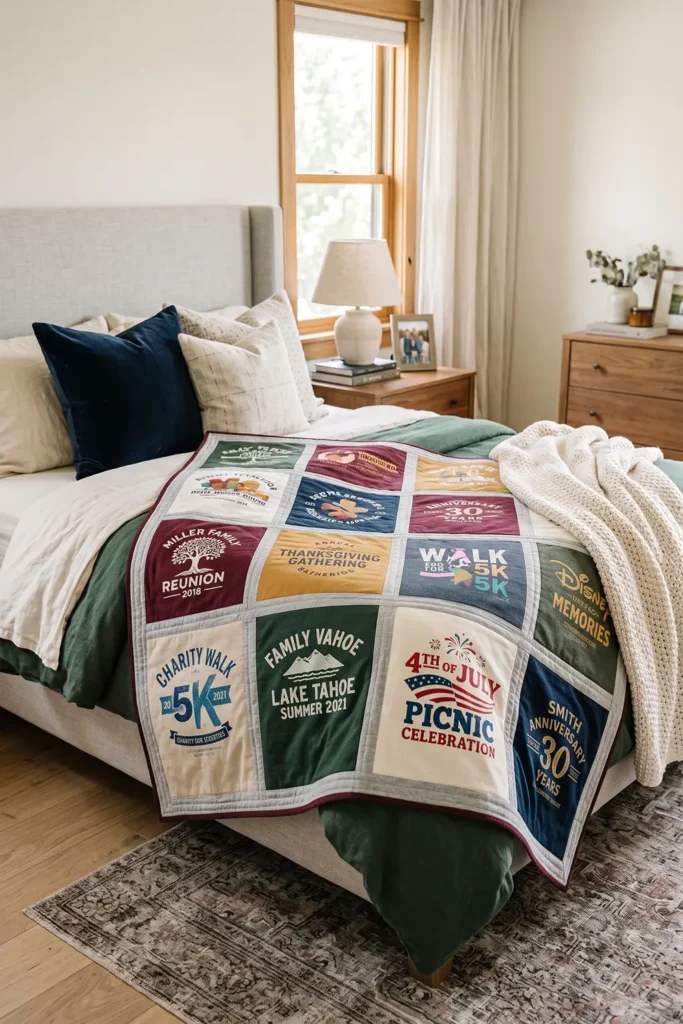 Family Memory T-Shirt Quilt