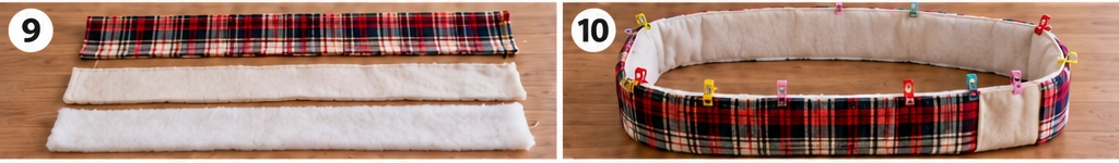 Farmhouse Plaid Quilted Cat Bed