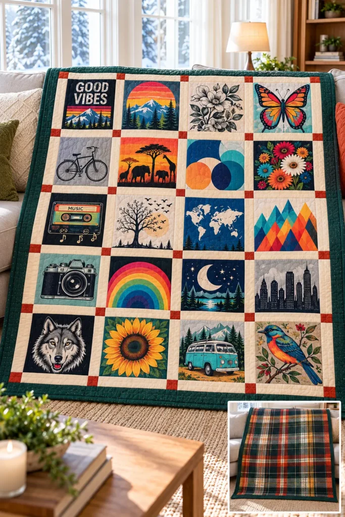 Flannel-Backed T-Shirt Quilt