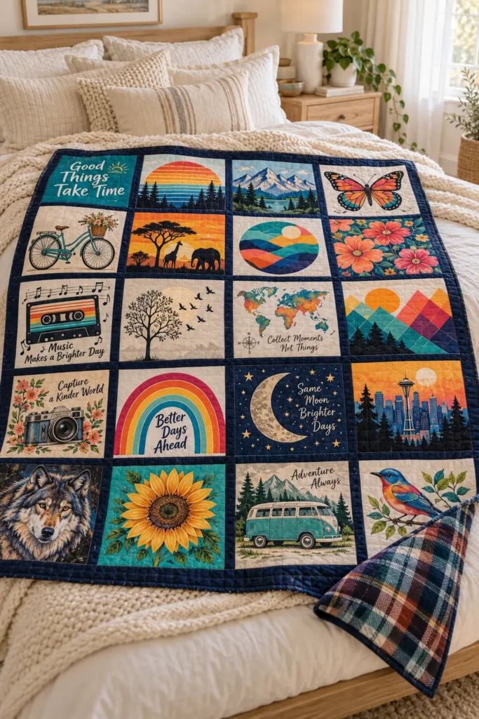Flannel-Backed T-Shirt Quilt