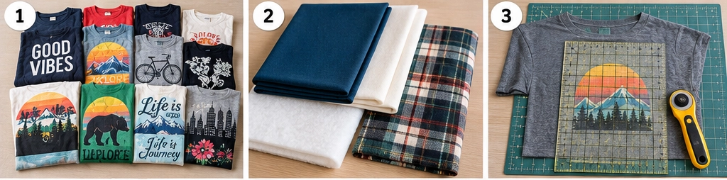Flannel-Backed T-Shirt Quilt