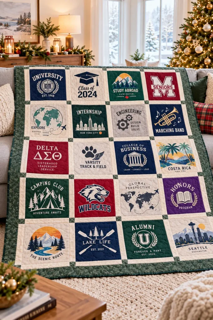 Graduation T-Shirt Quilt for School and College