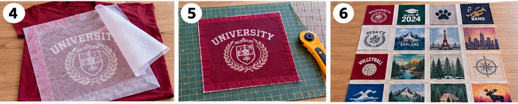 Graduation T-Shirt Quilt for School and College