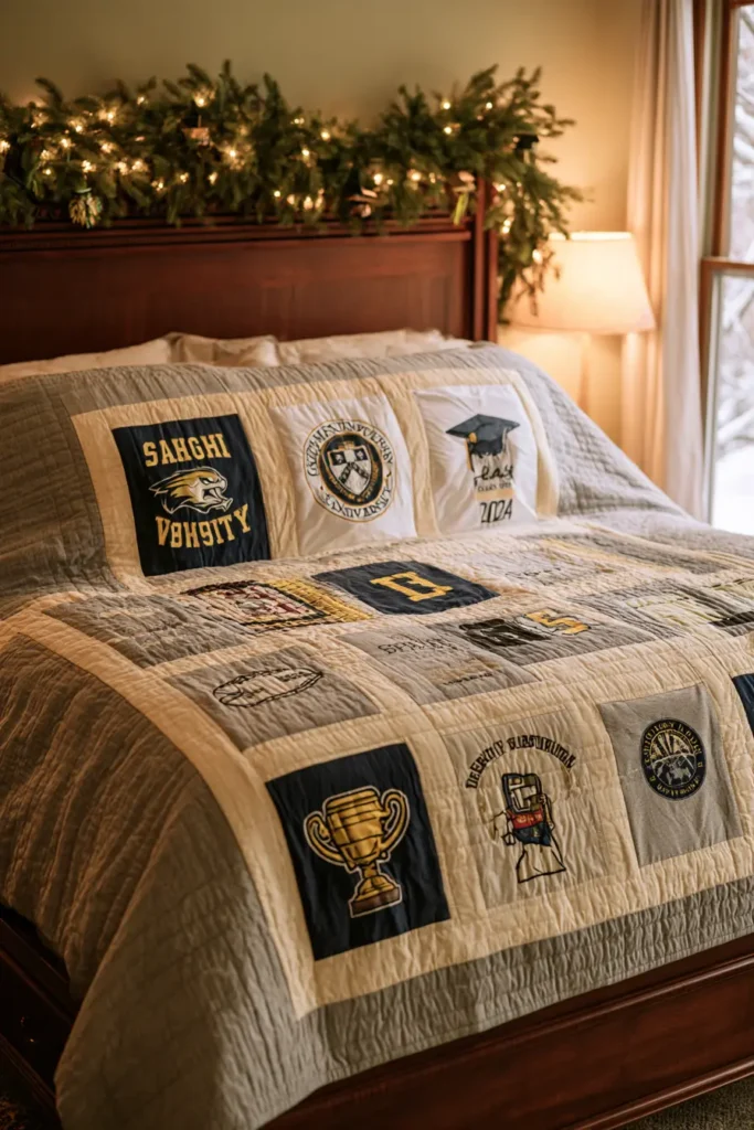 Graduation T-Shirt Quilt for School and College