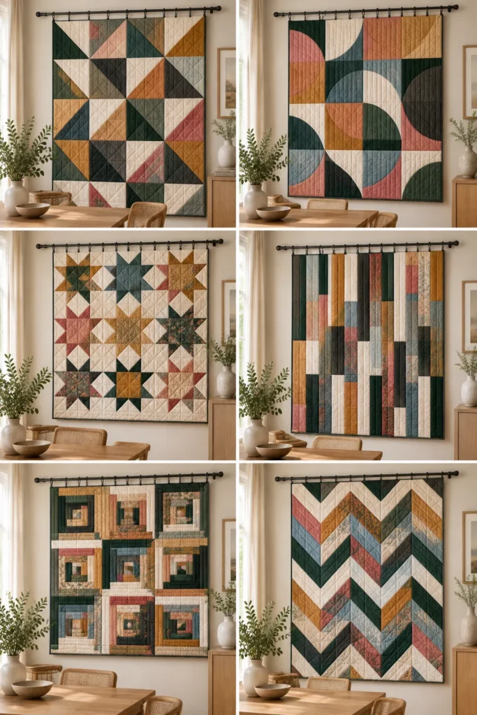 Hanging a Quilt with Clips