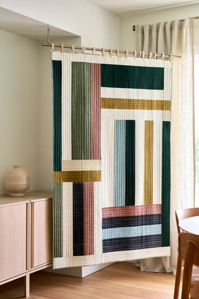 Hanging a Quilt with Clips