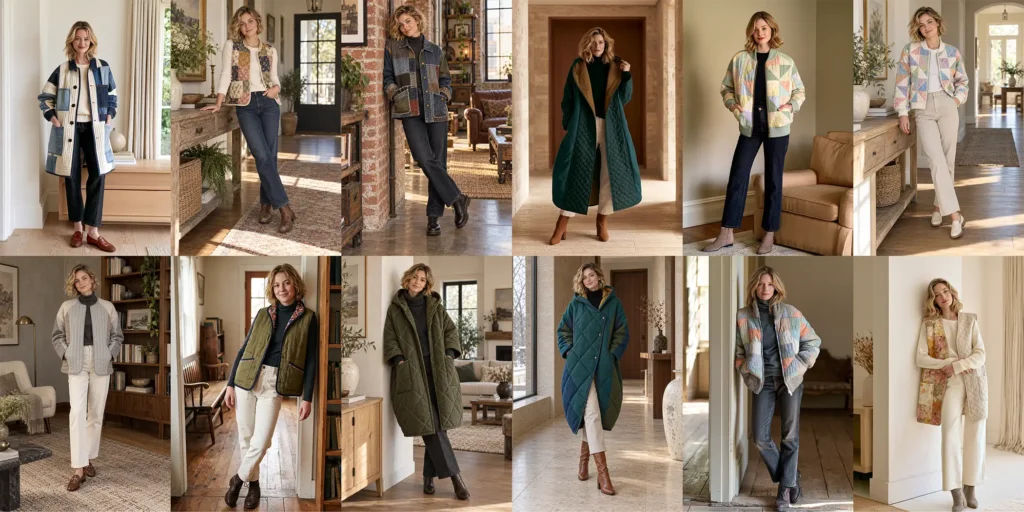 Modern Quilt Jacket, Coat, and Vest: Ideas for Stylish Layering and Contemporary Looks