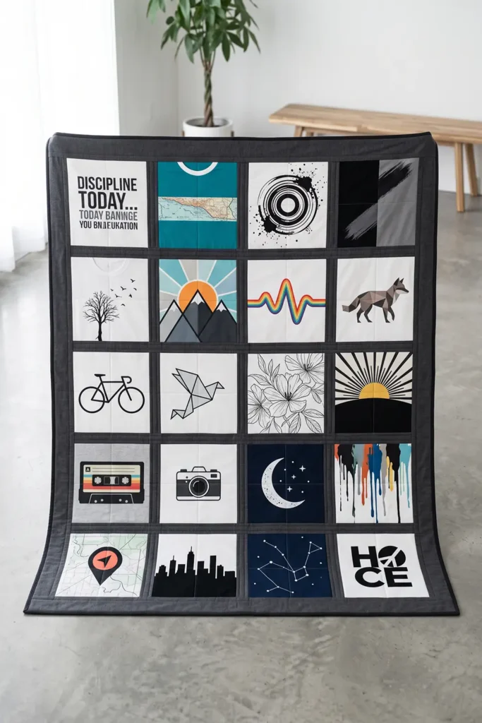 Modern T-Shirt Quilt