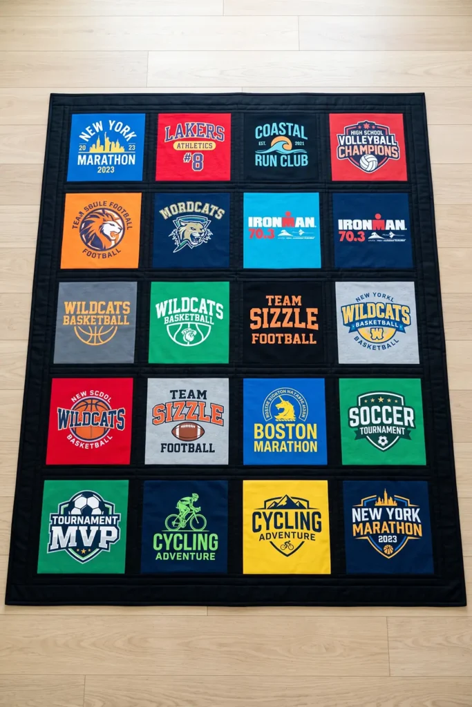 Sports T-Shirt Quilt