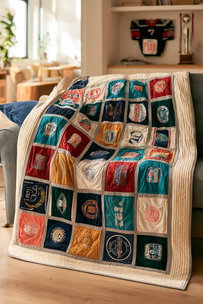 Sports T-Shirt Quilt