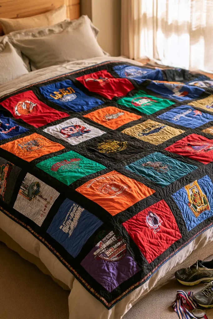 Sports T-Shirt Quilt