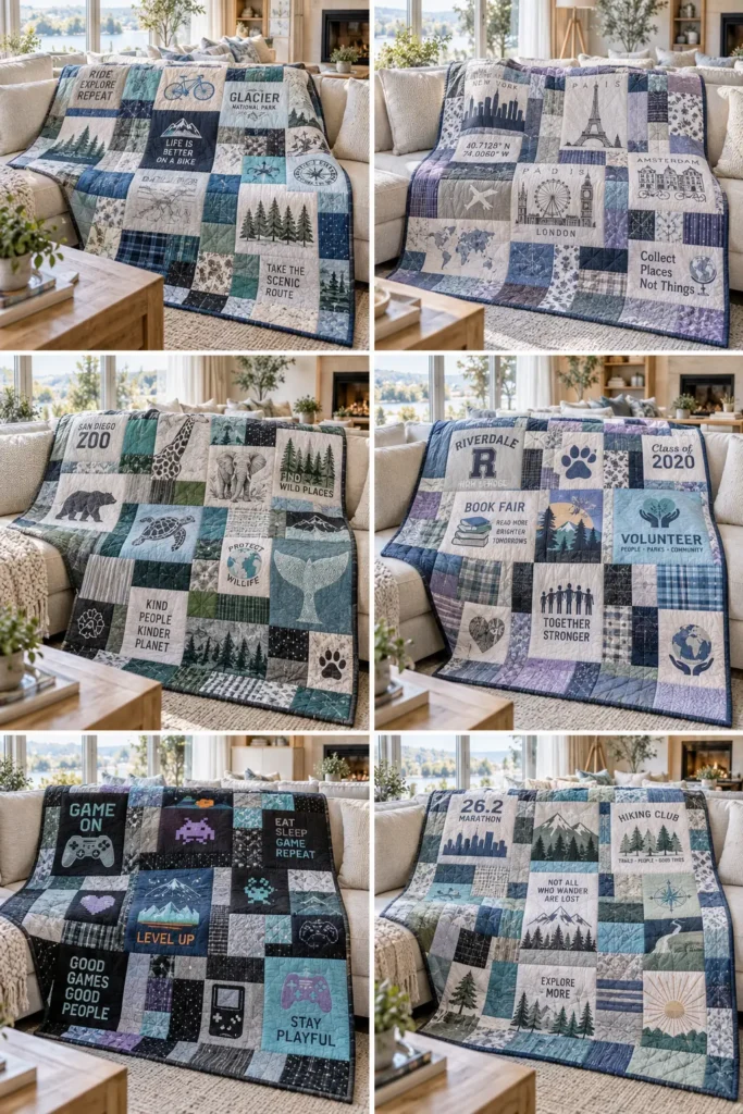 Sustainable Scrap-Busting T-Shirt Quilt