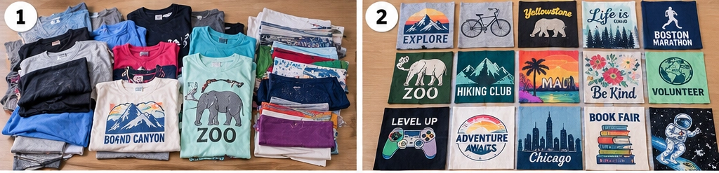 Sustainable Scrap-Busting T-Shirt Quilt