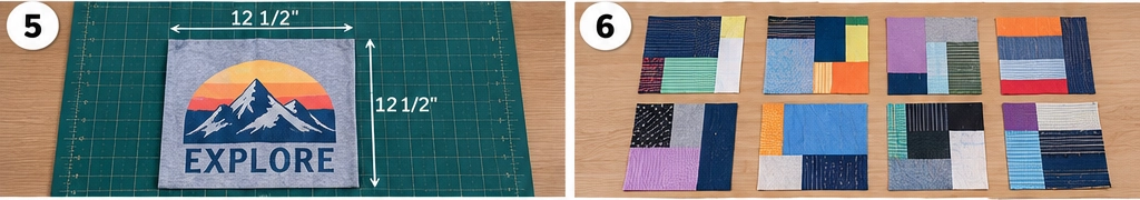 Sustainable Scrap-Busting T-Shirt Quilt