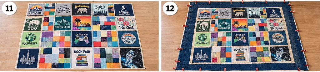 Sustainable Scrap-Busting T-Shirt Quilt