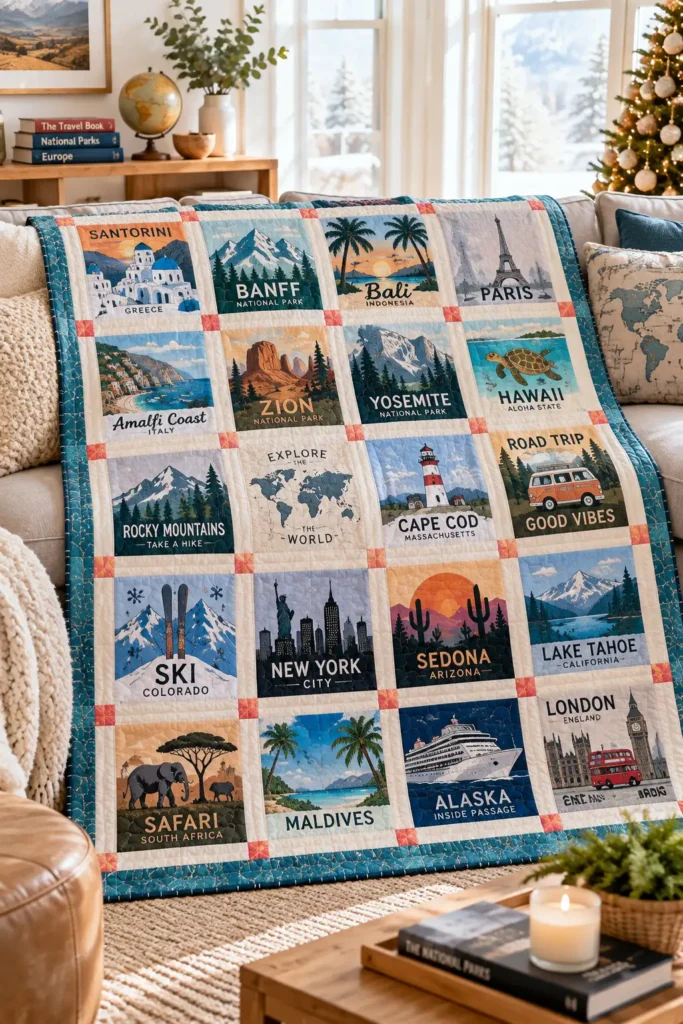 Travel T-Shirt Quilt