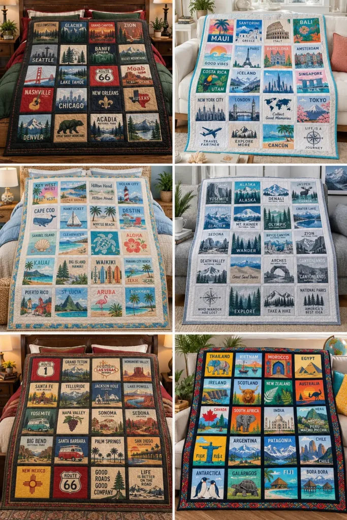 Travel T-Shirt Quilt