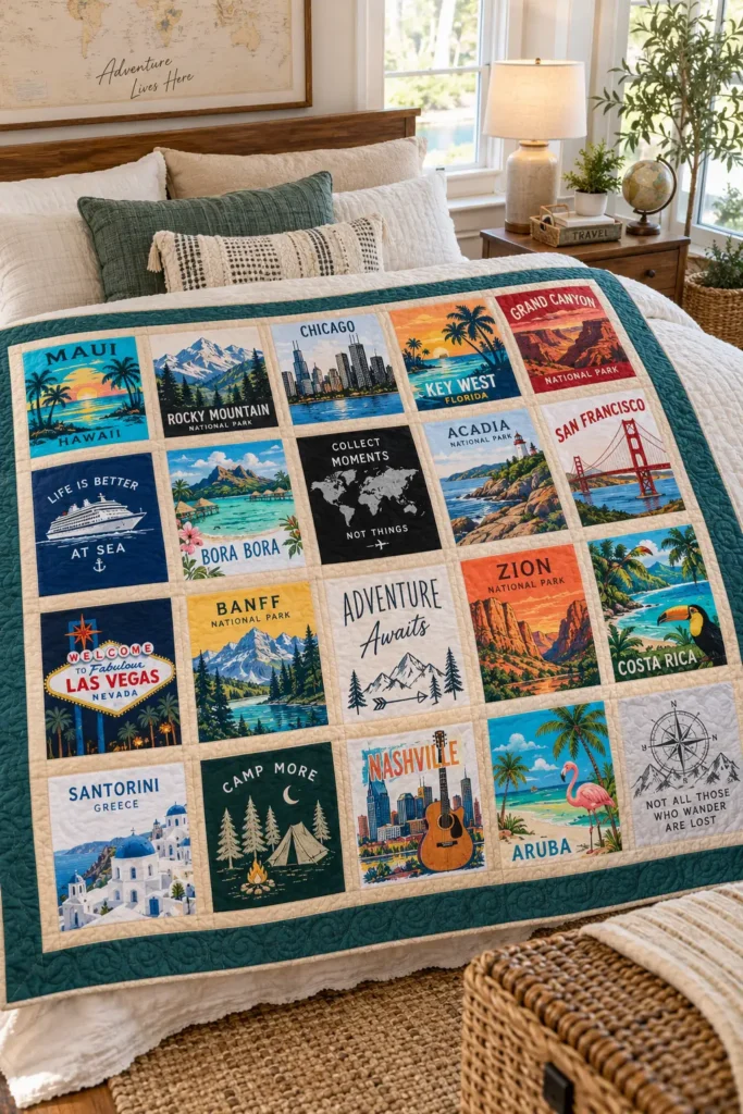 Travel T-Shirt Quilt