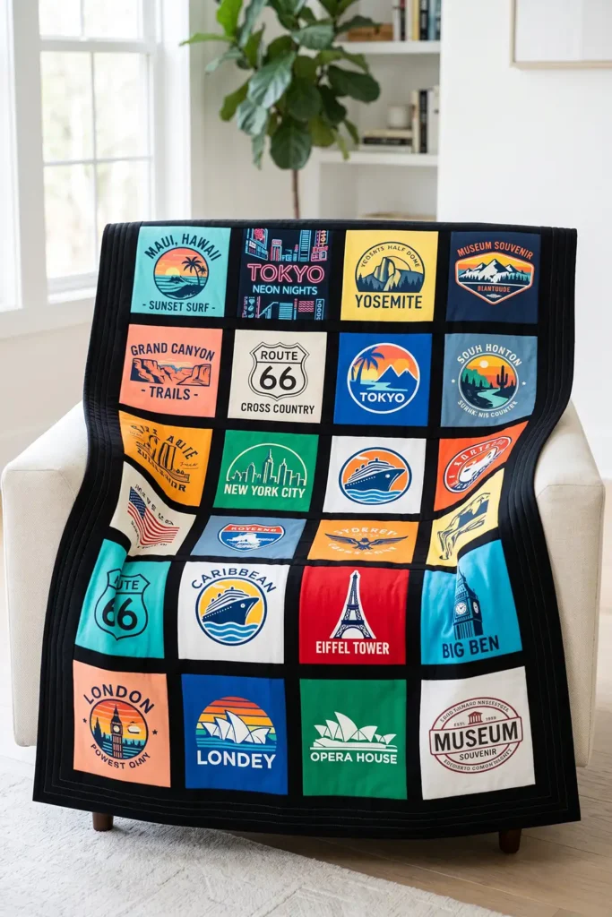 Travel T-Shirt Quilt