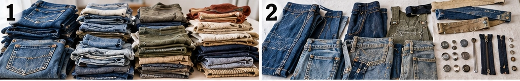 Upcycled Denim Boro Quilt