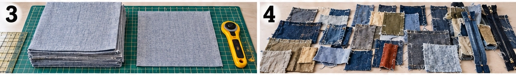 Upcycled Denim Boro Quilt