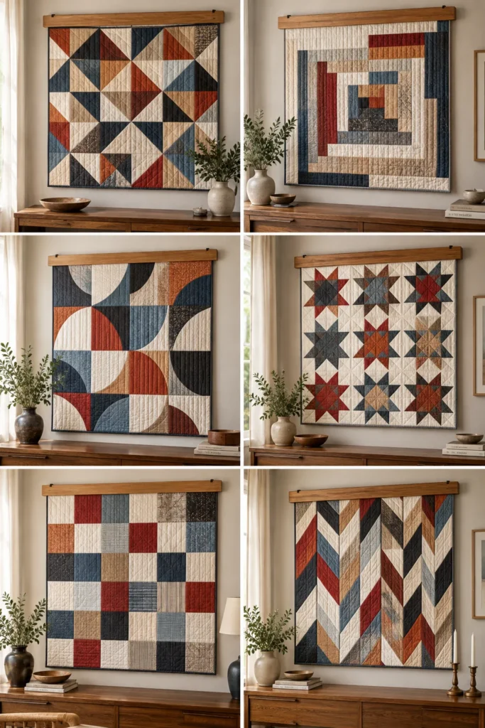 Wooden Quilt Hangers and Compression Bars